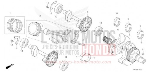 VILEBREQUIN/PISTON ADV750S de 2025